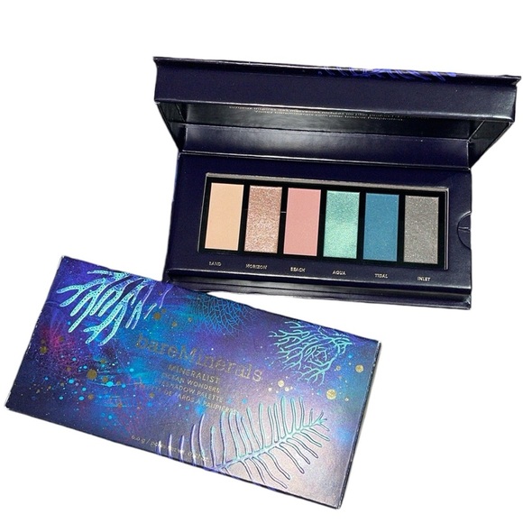 •BARE MINERALS•NIB MINERALIST "OCEAN WONDERS" 6-VEGAN EYESHADOW PALETTE - Picture 1 of 7